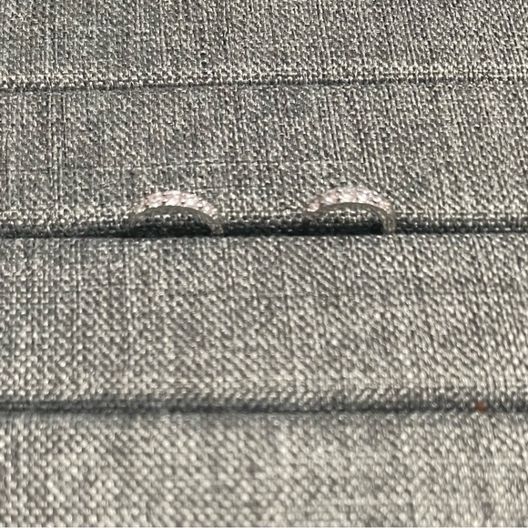 NWOT Sterling Silver Huggies Hoops - Picture 3 of 5